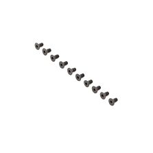 Team Losi Racing Flat Head Screws, M3 x 6mm (10)