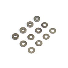 Team Losi Racing M3 Aluminum Washer Set, Hard Anodized (4): 22 3.0, 4.0, 5.0