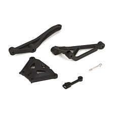 Team Losi Racing Chassis Braces, Top Plate: 8e 3.0
