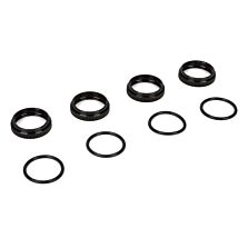 Team Losi Racing 16mm Shock Nuts and O-rings: 8B 3.0