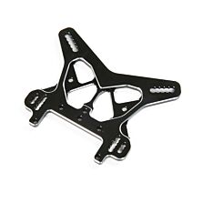Team Losi Racing Rear Shock Tower, Black, Aluminum: 8X/8XE