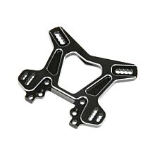 Team Losi Racing Front Shock Tower, Black, Aluminum: 8X/8XE