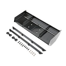 Team Losi Racing 1/5 Wing and Wicker Bills, Black: 5IVE-B