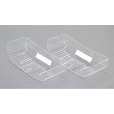 Team Losi Racing 1/10 High Downforce High 7" Precut Clear Wing (2)