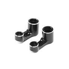 Team Losi Racing Bell Crank Set Aluminum, Black: 22 5.0