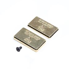 Team Losi Racing Rear Brass Weight Set, 16g & 25g: 22 5.0