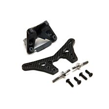 Team Losi Racing Carbon Laydown Rear Tower Conversion: 22 5.0