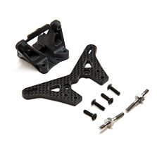 Team Losi Racing Carbon Laydown Rear Tower +2mm Conversion: 22 5.0