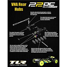 Team Losi Racing VHA Conversion Kit: 22 5.0