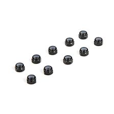 Team Losi Racing M3 Aluminum Lock Nuts, Black (10)