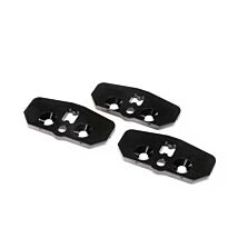 Team Losi Racing Skid Plate Set, Adj Chassis, Aluminum: 8X 2.0