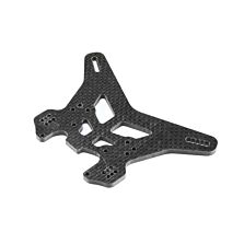 Team Losi Racing Carbon Rear Shock Tower: 8T 4.0
