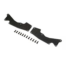 Team Losi Racing Front Arm Inserts Carbon 8XT