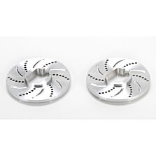 Team Losi Racing Brake Disc, Wide Base, Al (2): 5T, MINI WRC