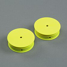 Team Losi Racing 1/10 Narrow Front Buggy Wheels, Stiffezel, 12mm Hex, Yellow (2): 22
