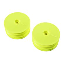 Team Losi Racing 1/10 Front Buggy 2.2 Wheels, 12mm Hex, Yellow (2): 22X-4