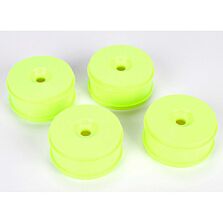 Team Losi Racing 1/8 Front/Rear Buggy 3.3 Wheels, 17mm Hex, Yellow (4): 8IGHT 3.0