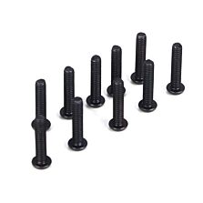 Team Losi Racing Button Head Screws, M2.5 x 12mm (10)