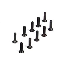 Team Losi Racing Flat Head Screws, M2 x 8mm (10)
