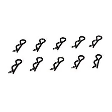 Vaterra Body Clips, Mini (10):GLU, GLF, Rap, Hal