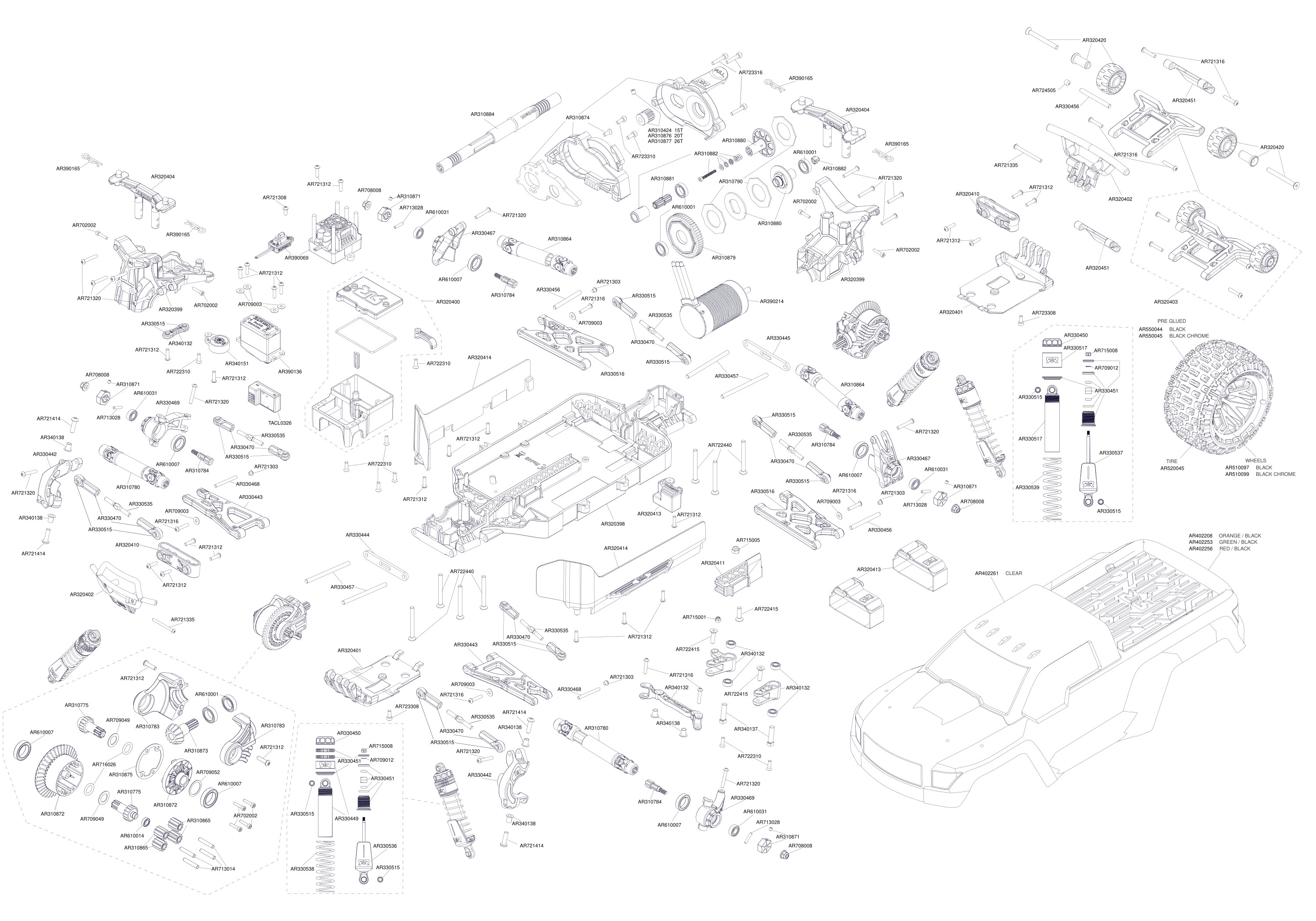ARA102666 exploded view