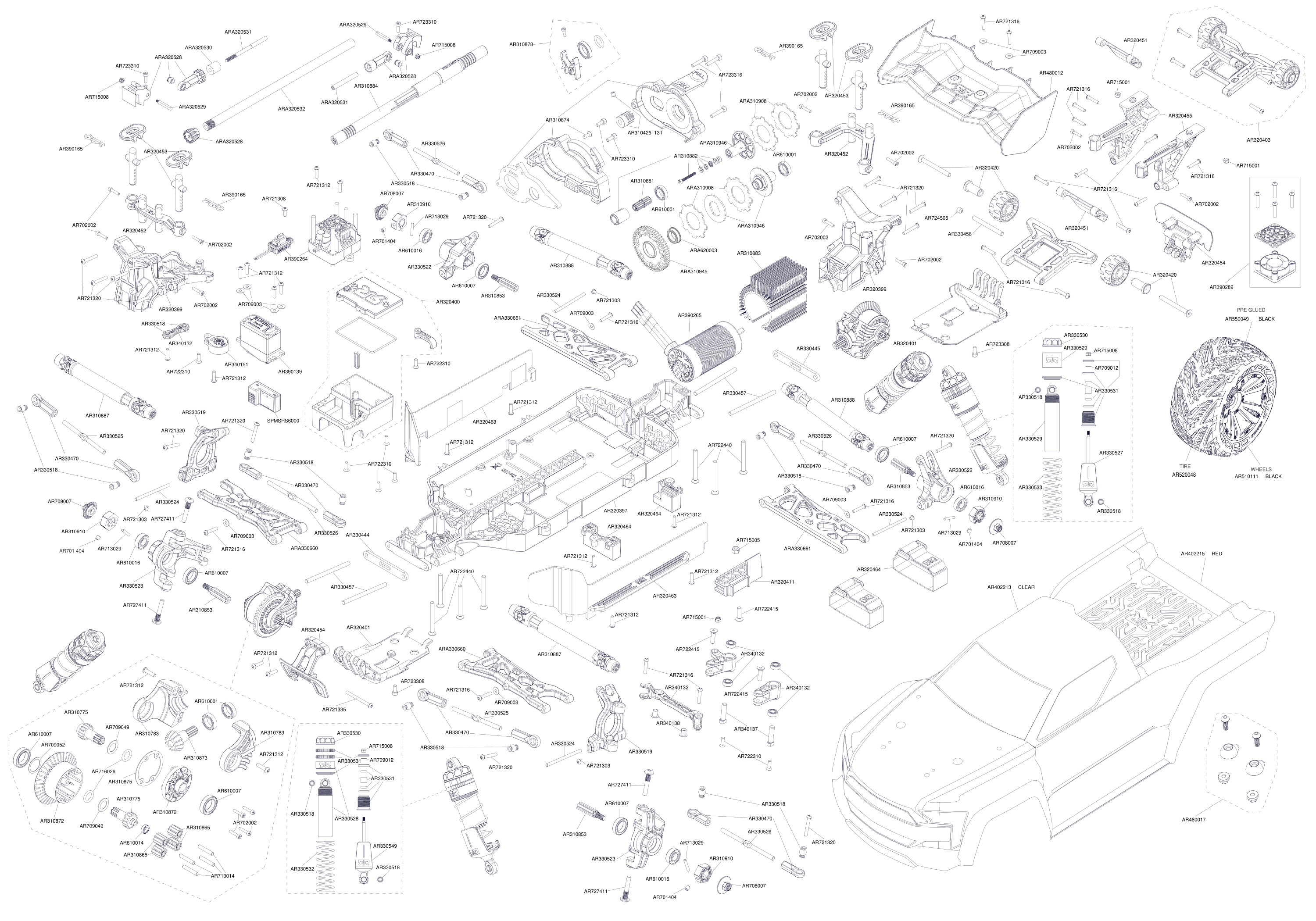 ARA102690 exploded view