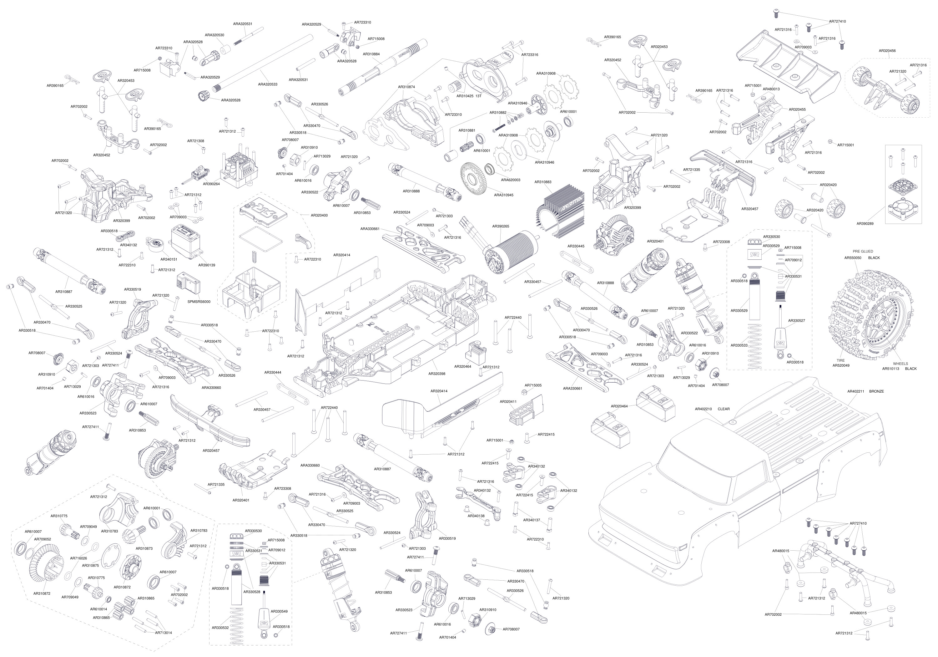 ARA102692 exploded view