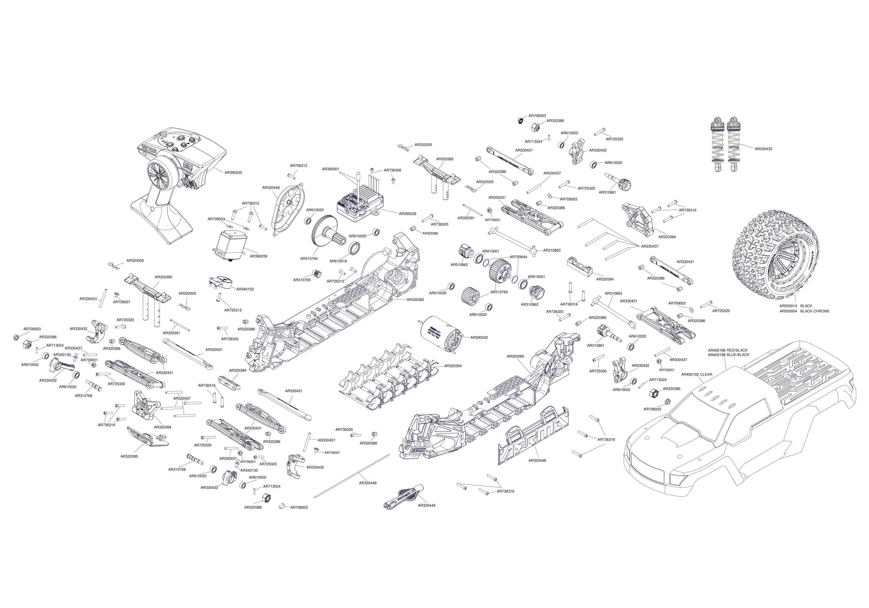 ARA102727 exploded view