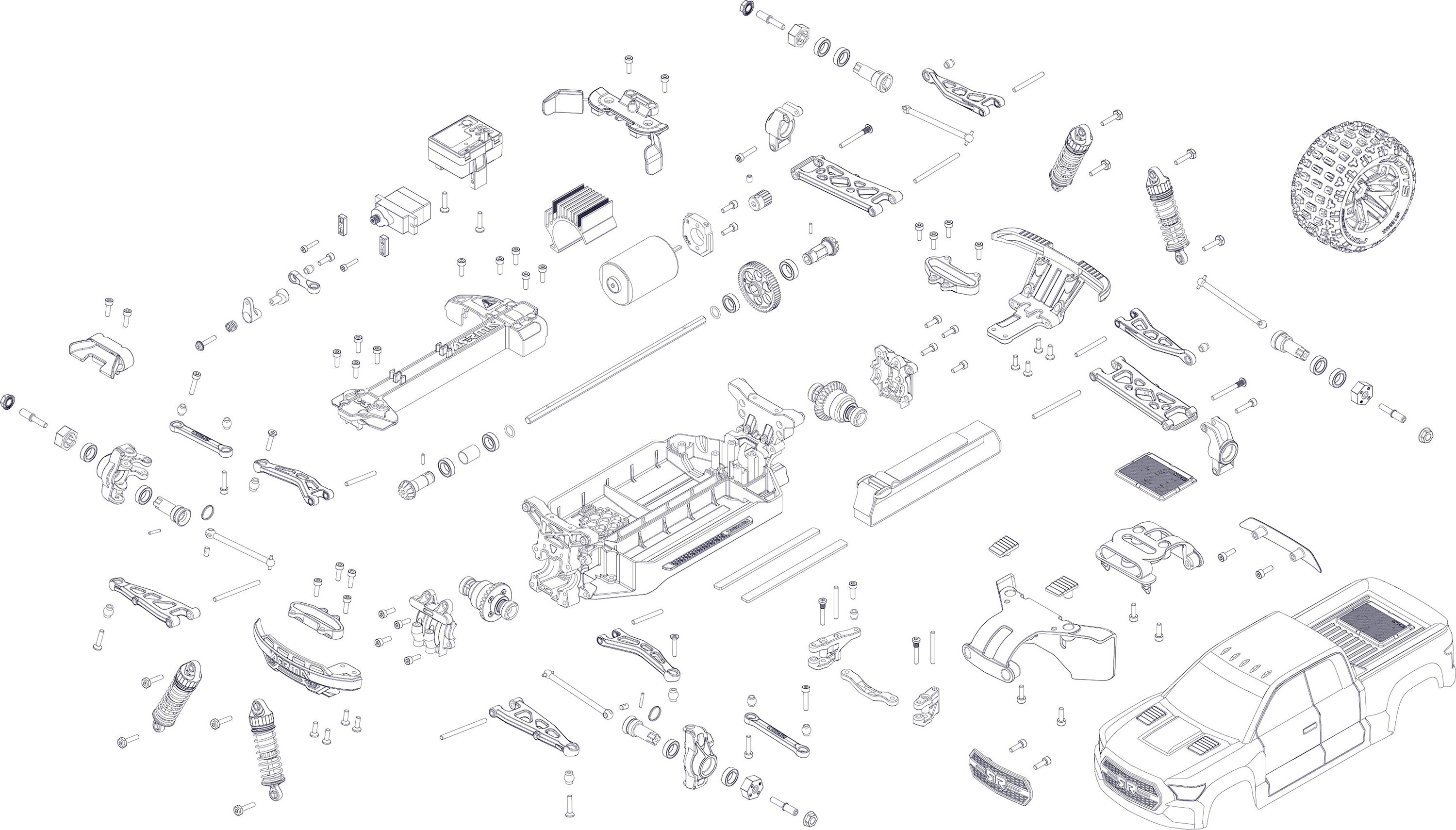ARA2102T1 exploded view