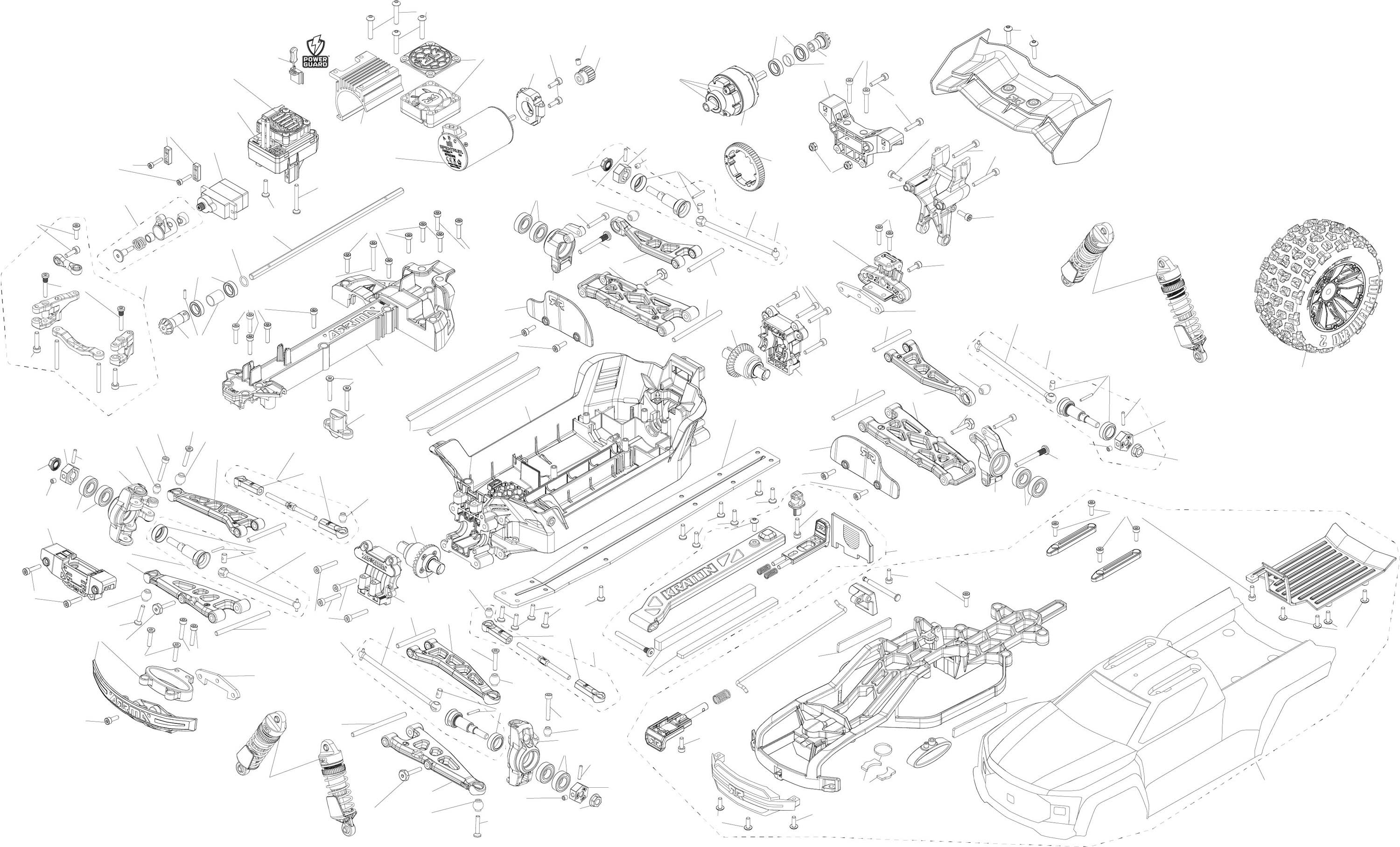 ARA2508 exploded view