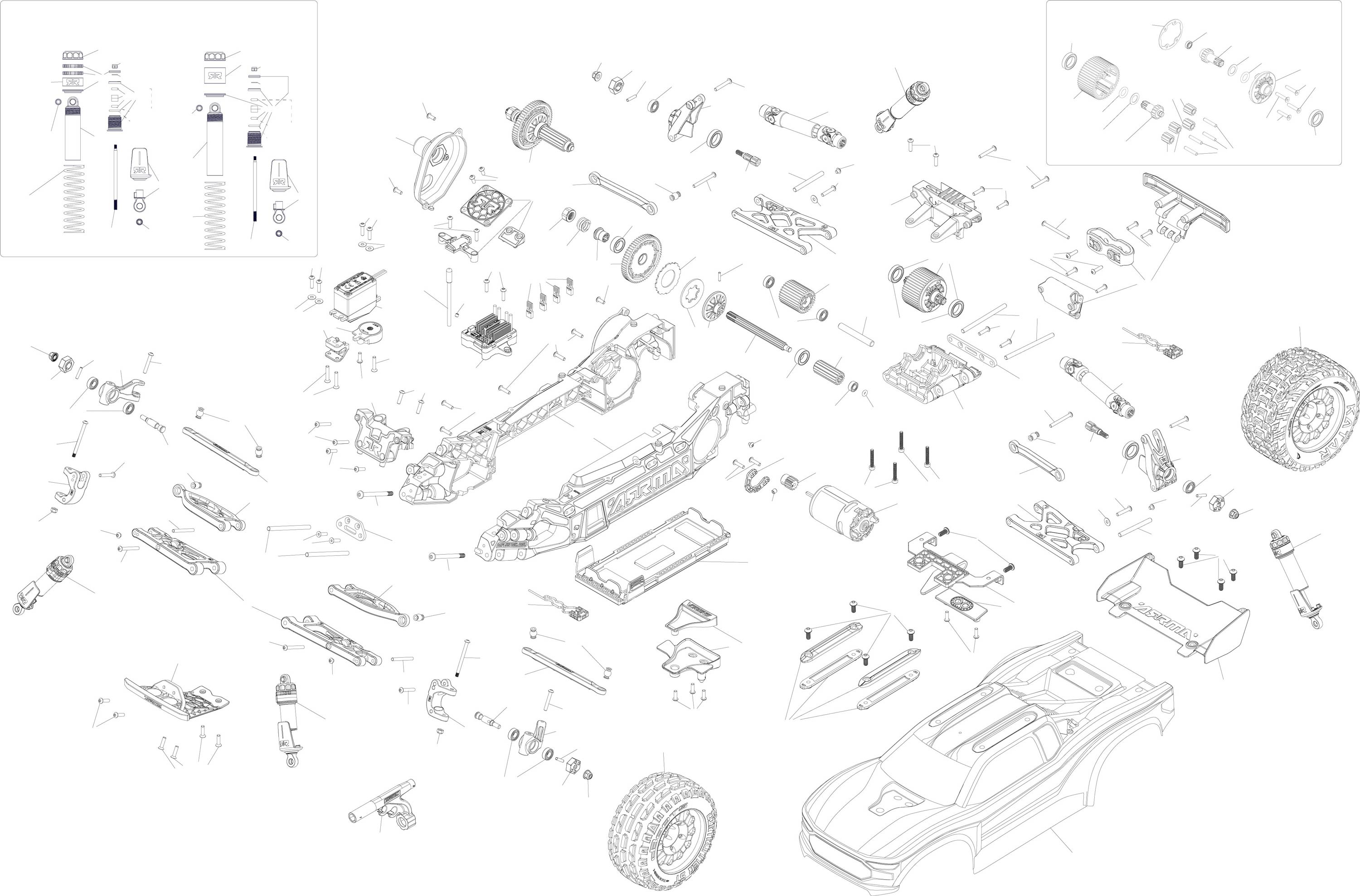 ARA3205T1 exploded view