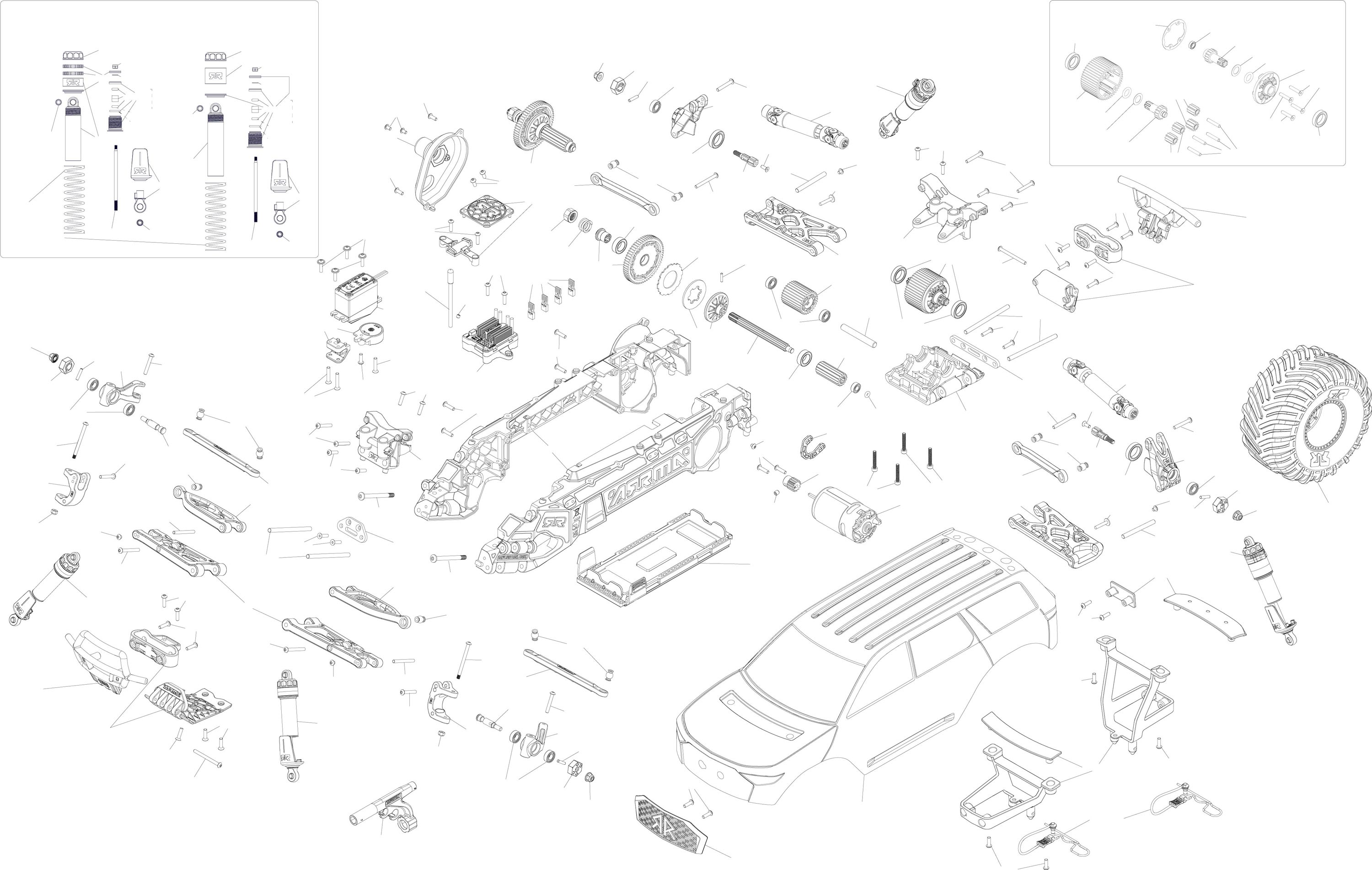 ARA3230S exploded view