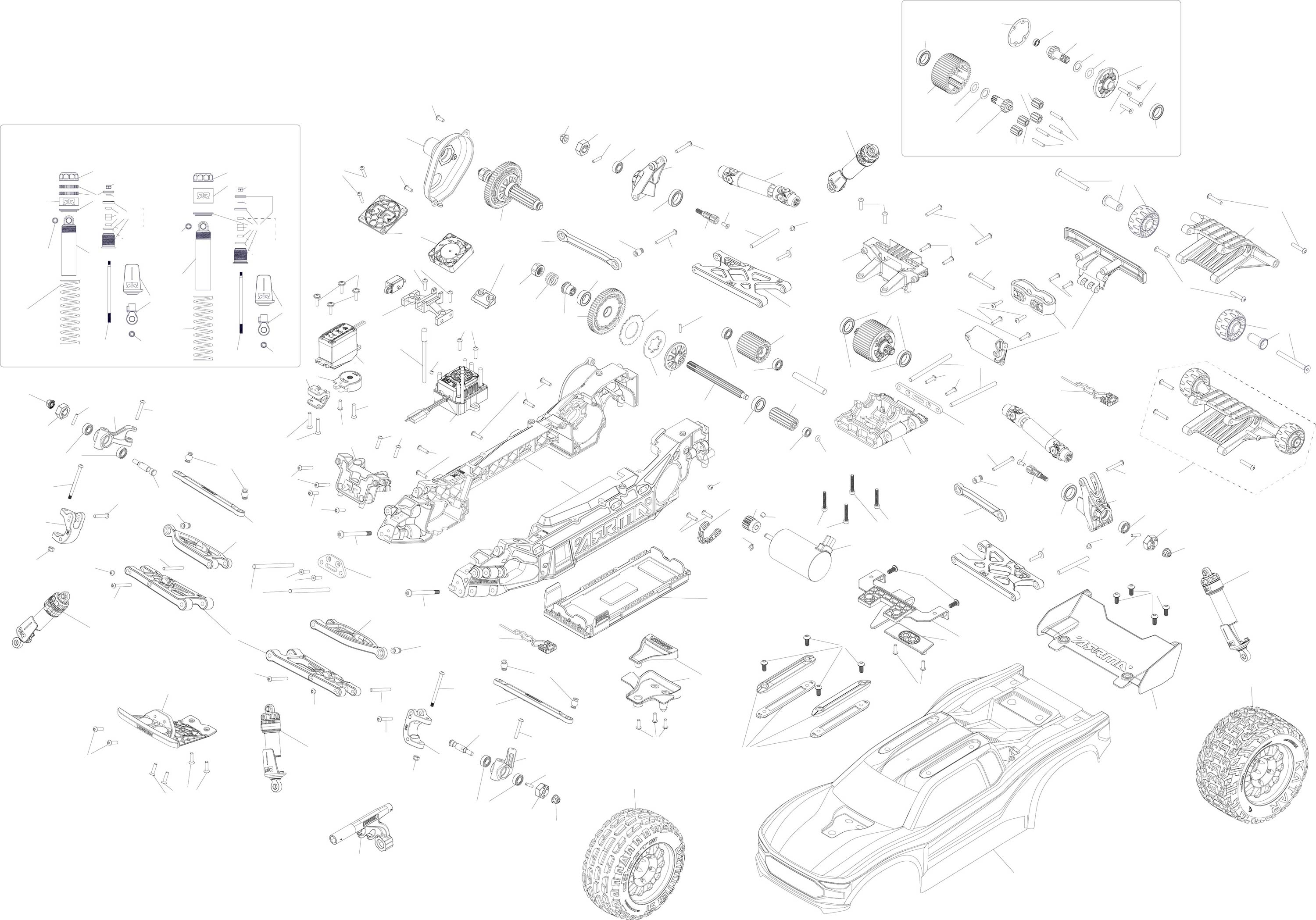 ARA3505T1 exploded view