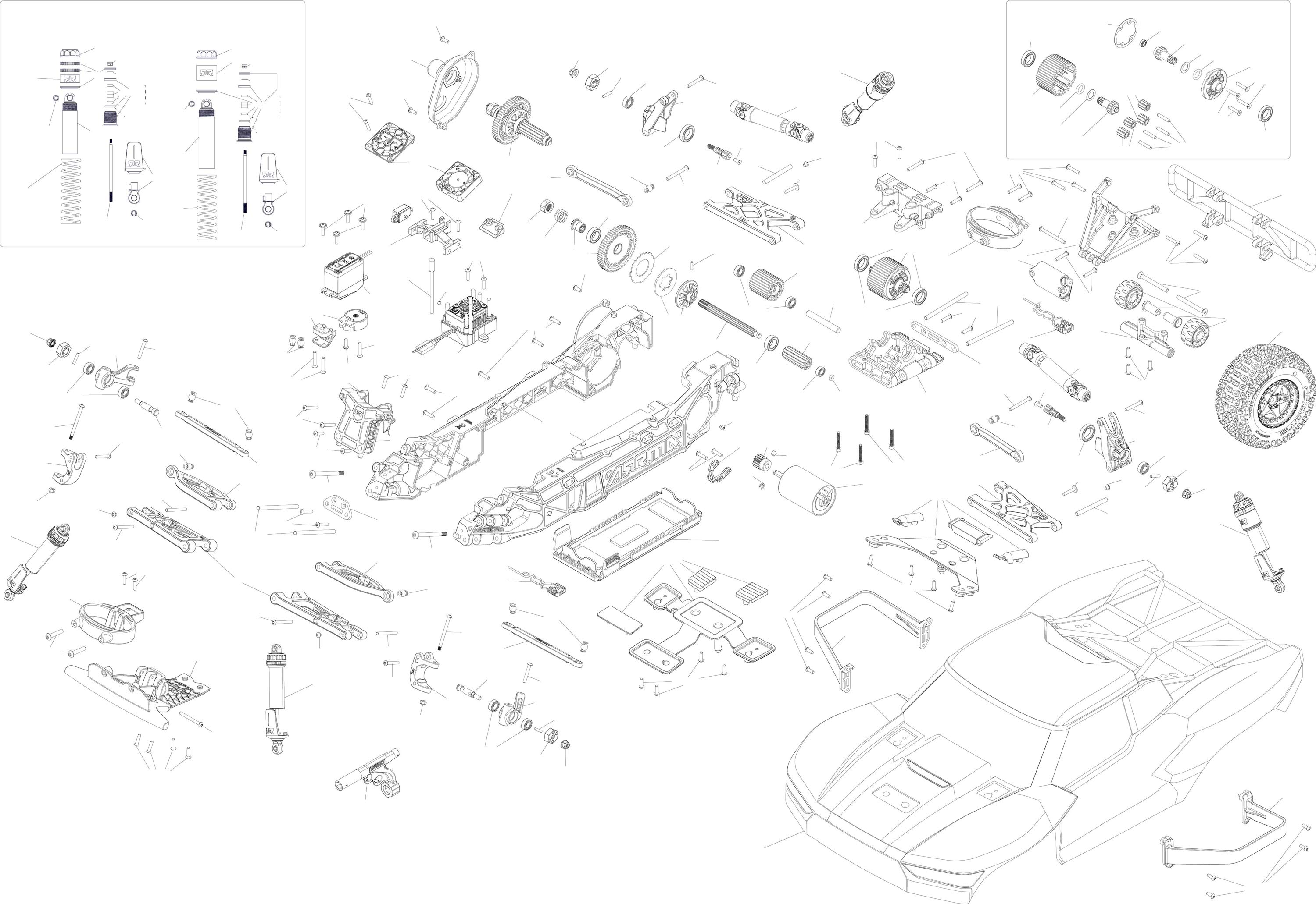 ARA3521 exploded view