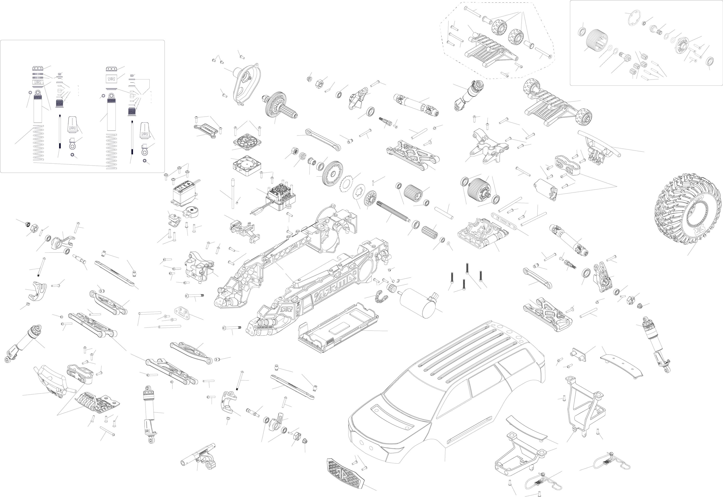 ARA3530 exploded view