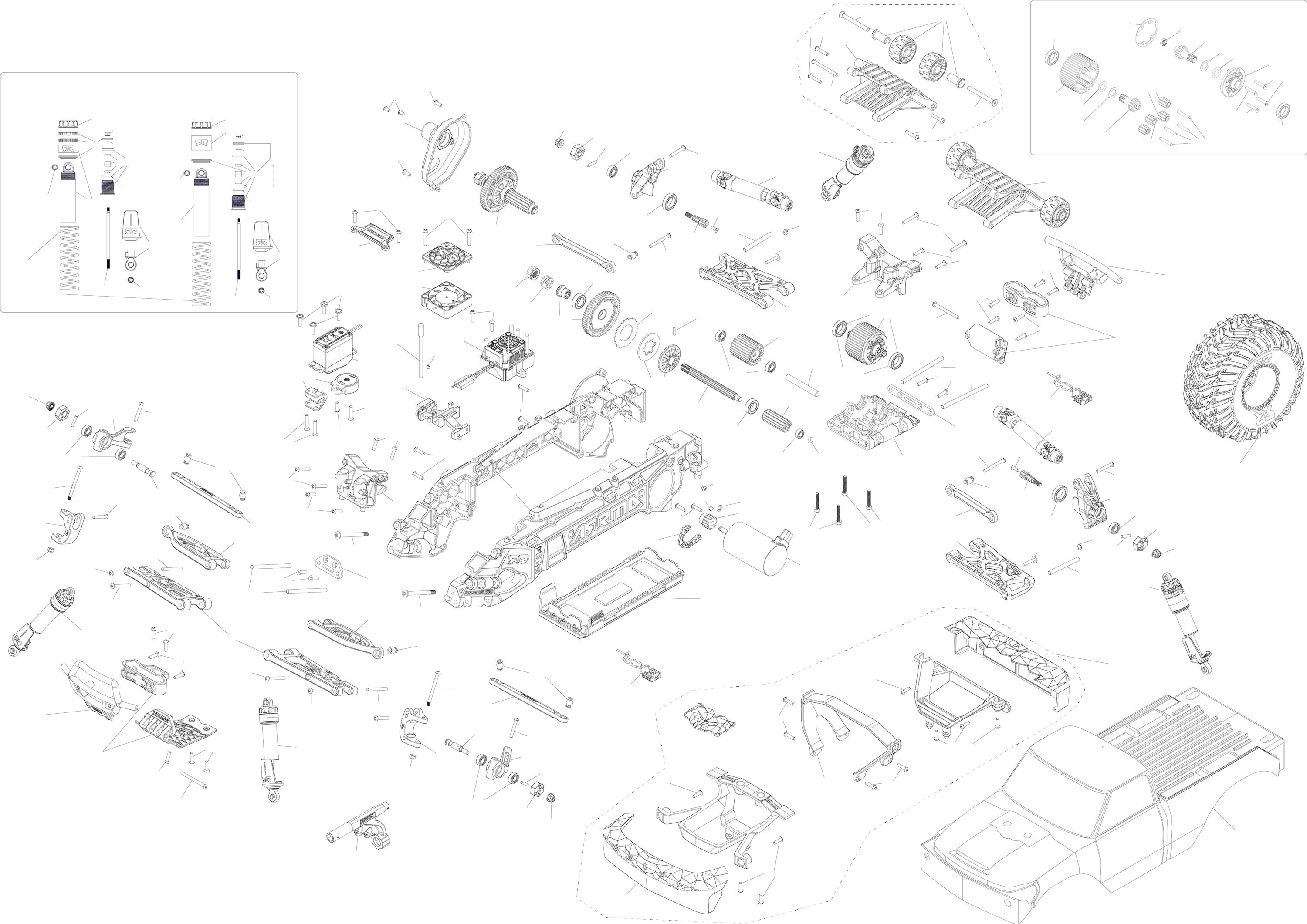 ARA3537T1 exploded view
