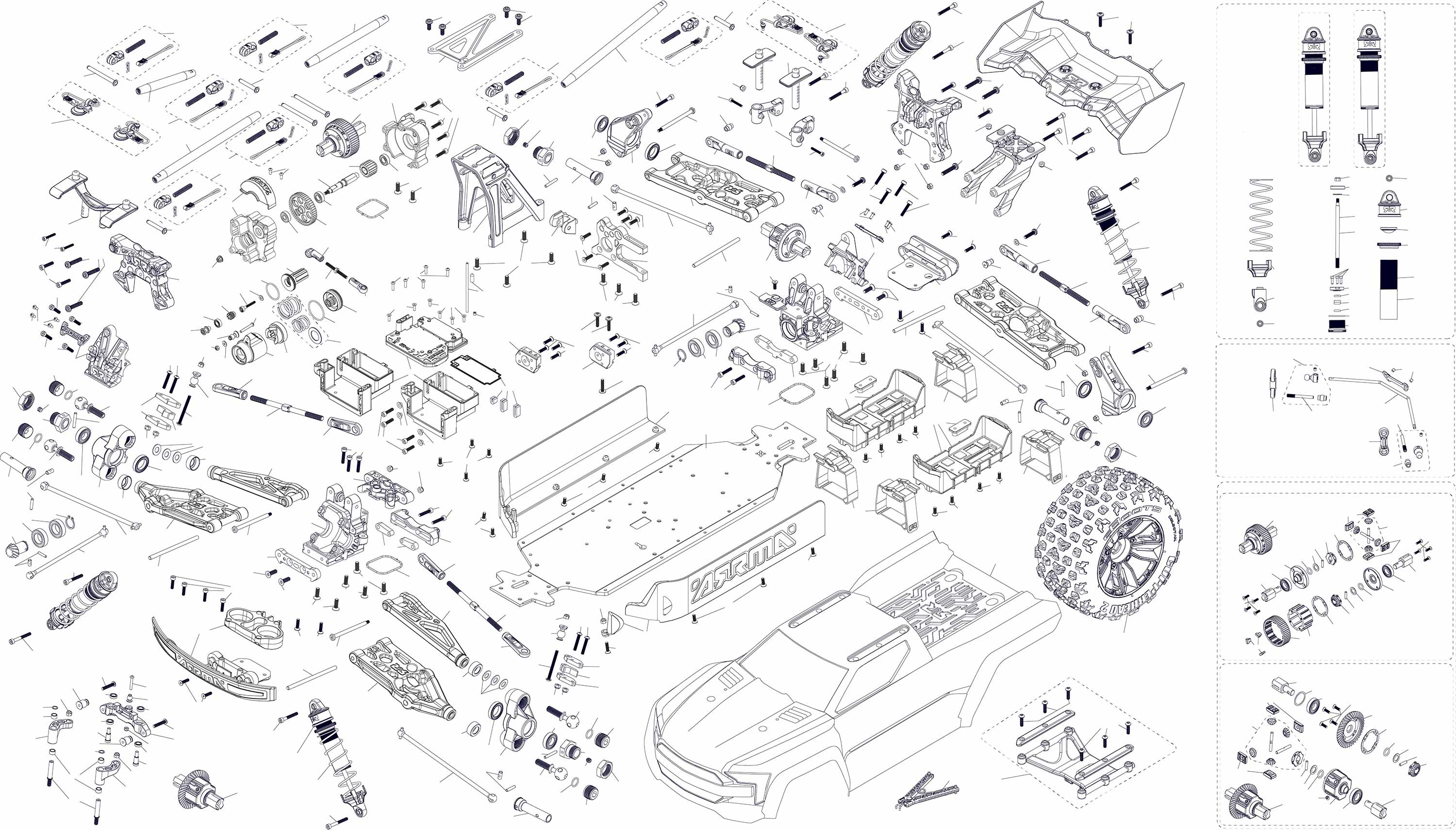 ARA5208 exploded view