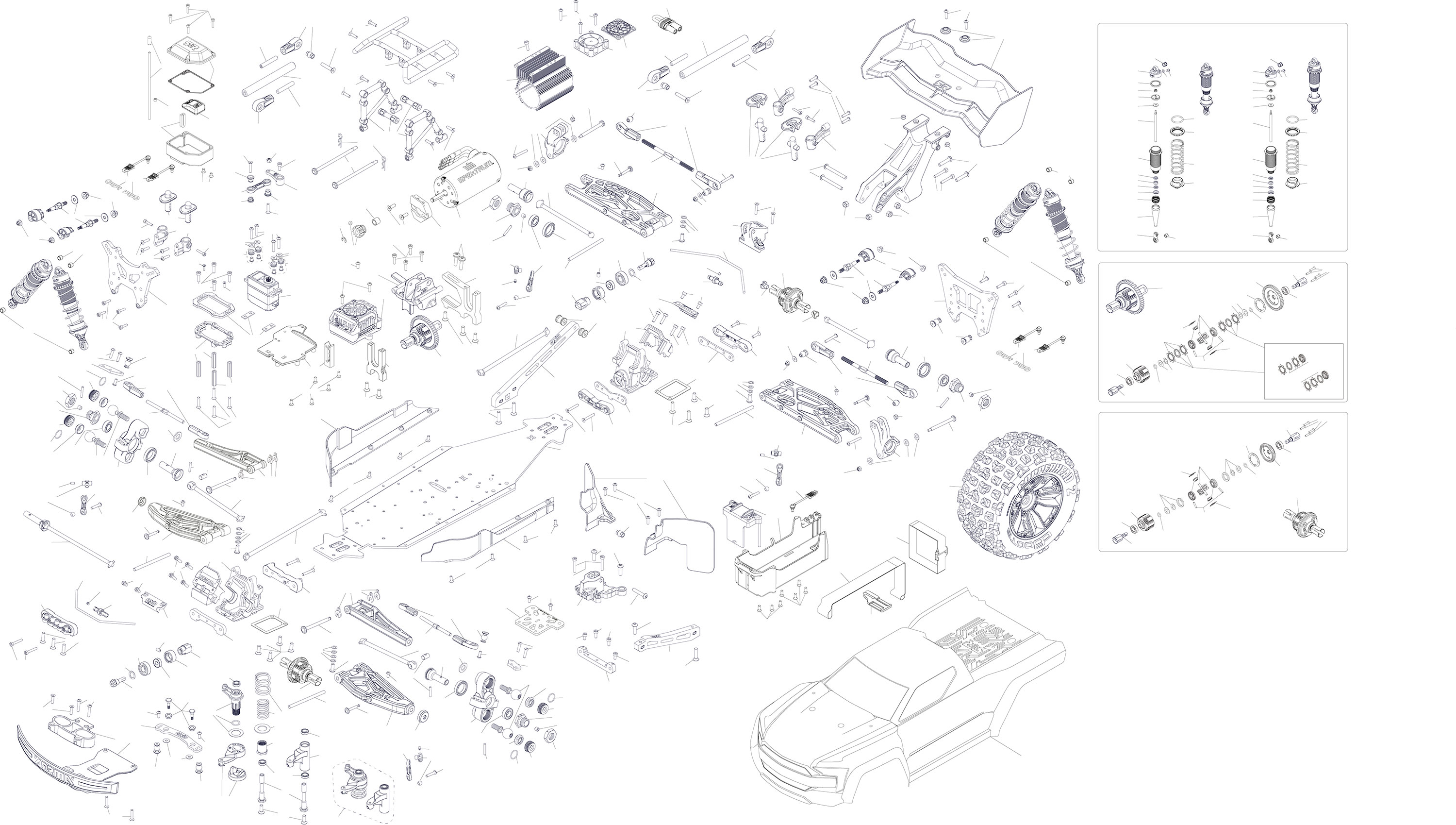 ARA8708T1 exploded view